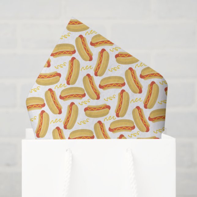 De Seda Papel Higiênico Hot Dogs (Sacola de presentes)