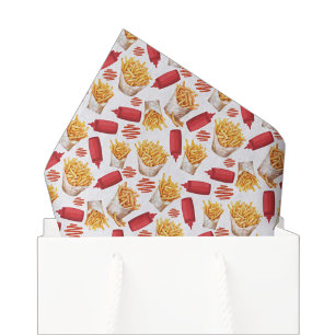 De Seda Papel Higiênico Ketchup & Fritas