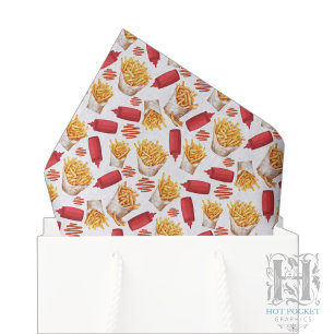 De Seda Papel Higiênico Ketchup & Fritas