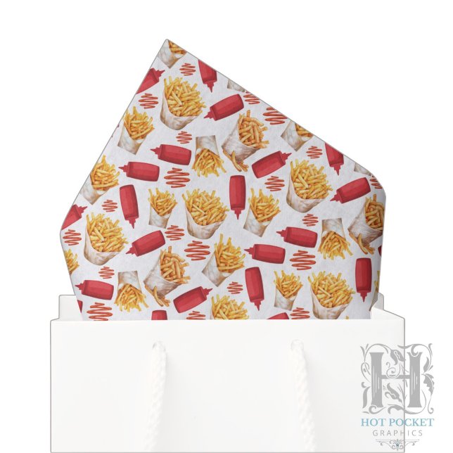 De Seda Papel Higiênico Ketchup & Fritas (Criador carregado)