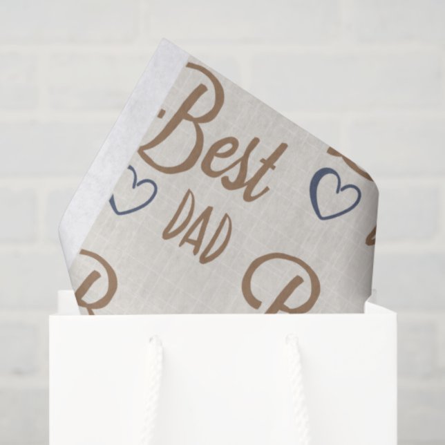 De Seda Papel Higiênico Melhor Pai (Sacola de presentes)