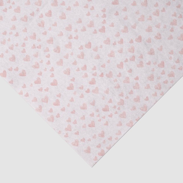 De Seda Papel Higiênico Pastel Hearts (Detalhes)