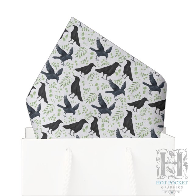 De Seda Papel Higiênico Raven Branco (Criador carregado)