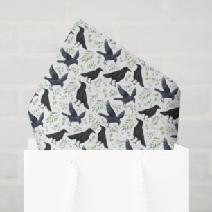 De Seda Papel Higiênico Raven Branco
