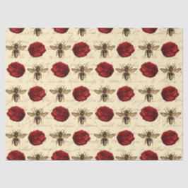 De Seda Papel Higiênico Vintage Honey Bee Series Design 6