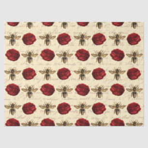 De Seda Papel Higiênico Vintage Honey Bee Series Design 6