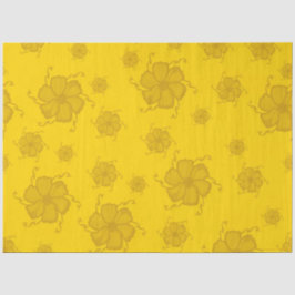 De Seda Papel Monocromático FTF em Amarelo