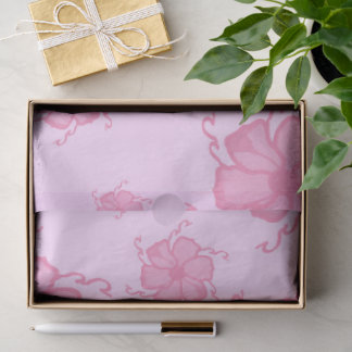 De Seda Papel Monocromático FTF em Rosa