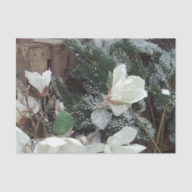 De Seda papel musselina Natal (Frente )