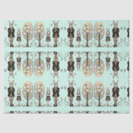 De Seda Papel no Tecido da Páscoa