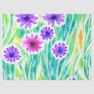 De Seda Papel no Tecido Flor