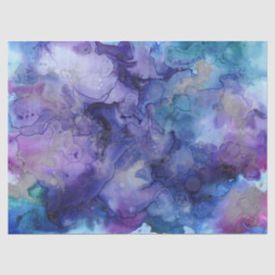 De Seda papel para tecidos azul e roxo