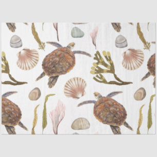 De Seda Papel para tecidos da série Marine Life Design 22