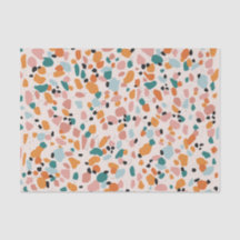 Papel para tecidos do Terrazzo