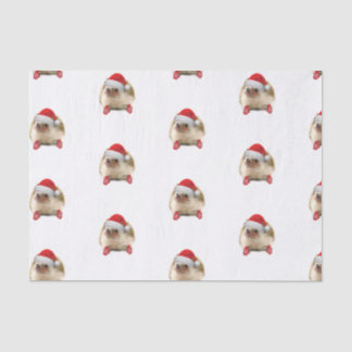 De Seda Papel para tecidos Hedgehog Holiday