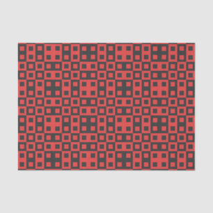 De Seda Papel pré-definido PSIQUEDÉLICO PRETO E VERMELHO