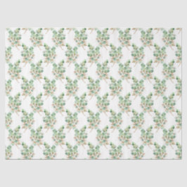 De Seda Papel Tecidificado da Série Eucalyptus Design 7