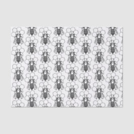 De Seda Papel Tecido - Abelhas