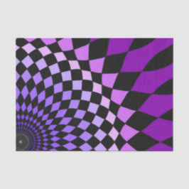 De Seda Papel Tecido 'Alice Floor' Roxo