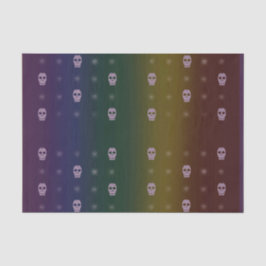 De Seda Papel Tecido Arco-Íris