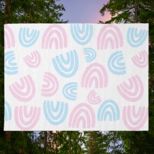 De Seda Papel Tecido Arco-íris Pastel Orgulho Trans (Criador carregado)