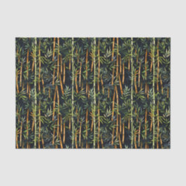 De Seda Papel Tecido Bamboo Panda