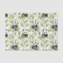 Papel Tecido Bamboo Panda