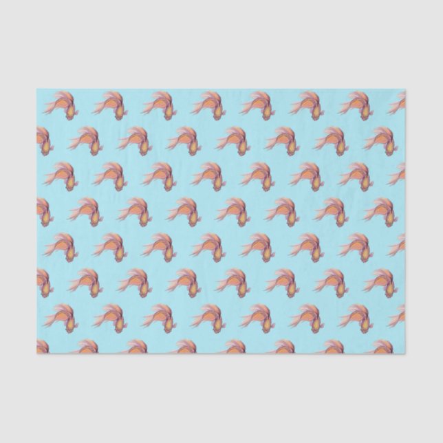 De Seda Papel Tecido Betta Fish (Frente )