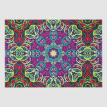 Papel Tecido Boho design Mandala