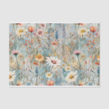 Papel Tecido Daisy Wildflower
