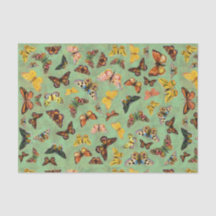 Papel Tecido das Borboletas