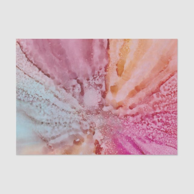 De Seda Papel Tecido das Flores (Frente )