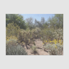 De Seda Papel Tecido Deserto