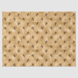 De Seda Papel Tecido Design Série Abelha Mel 13