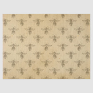 De Seda Papel Tecido Design Série Abelha Mel Vintage 9