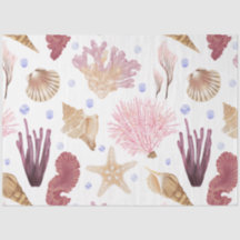 Papel Tecido Design Série Vida Marinha 23