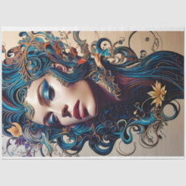 De Seda Papel Tecido Desligador da Expressão Artística