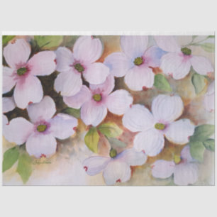 De Seda Papel Tecido Dogwood II