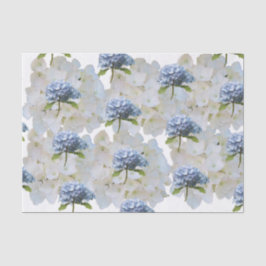 De Seda Papel Tecido Dusty Blue Hydrangea
