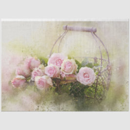 De Seda Papel Tecido Floral