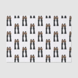 De Seda Papel Tecido Gemini Zodiac