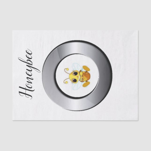 De Seda Papel Tecido Honeybee Bumblebee (Frente )