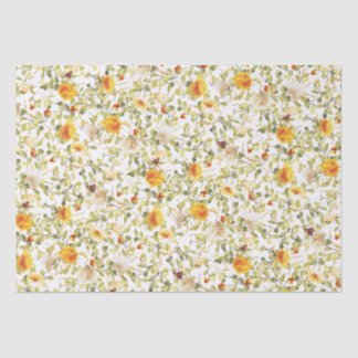 De Seda Papel Tecido Inspirado em Rosas Laranja Vitoriano