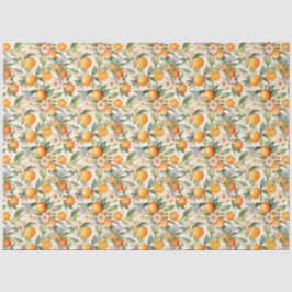 De Seda Papel Tecido Laranja