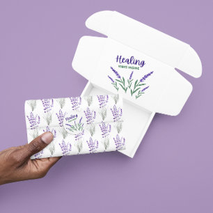 De Seda Papel Tecido Lavanda
