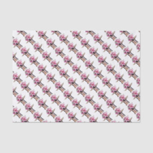 De Seda Papel Tecido - Lilly the Goat