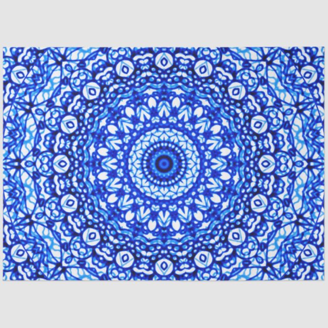 De Seda Papel Tecido Mandala Mehndi Estilo G403 (Frente )