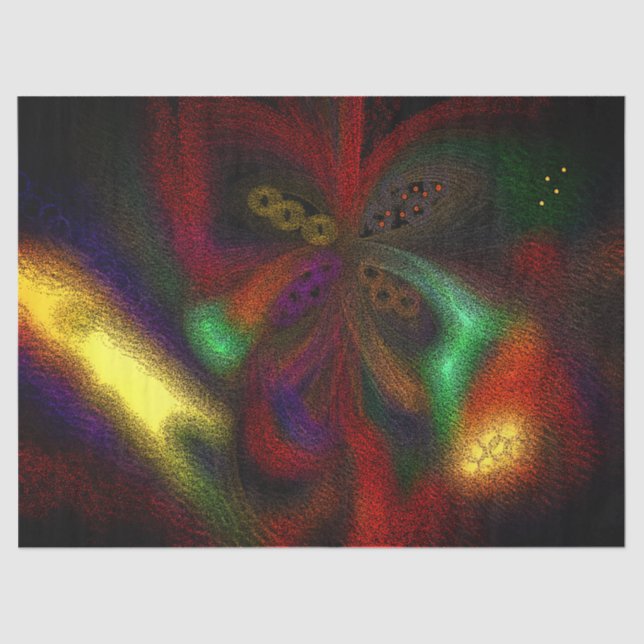 De Seda Papel Tecido "Mardi Gras" (Frente )