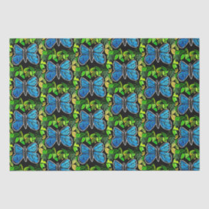 De Seda Papel Tecido Morpho Butterfly