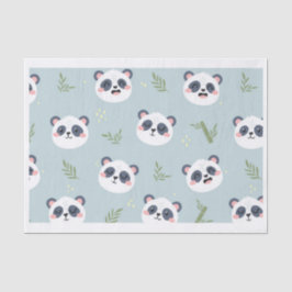 De Seda Papel Tecido Panda